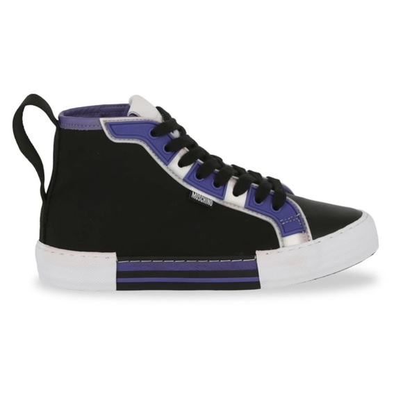 EUC MOSCHINO Tri Tone High Top Sneakers - Picture 4 of 5